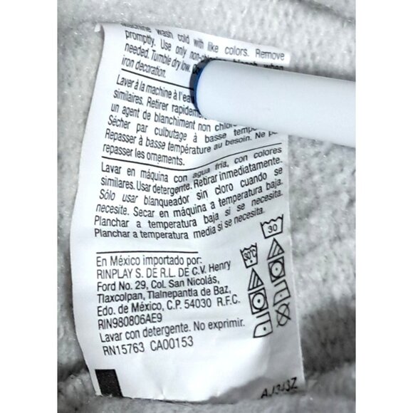 Vintage 90s/2000s Champion Heather Gray Crewneck Sweatshirt XXL Sleeve C Logo - Picture 4 of 8